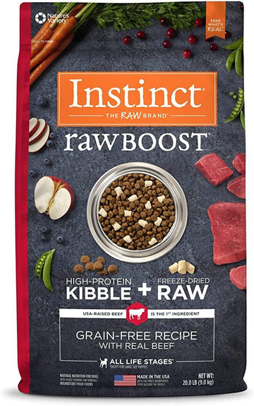 Instinct - 本能 生肉無穀物 牛肉配方狗糧 3.5lbs / 20lbs