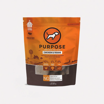 Purpose-普斯 單一蛋白 - 雞肉 凍乾生肉主糧 (全犬用) 2.5oz / 14oz