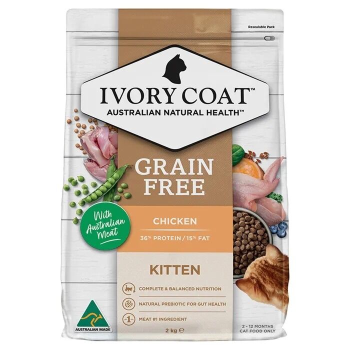Ivory Coat 雞肉亞麻籽幼貓配方 2kg