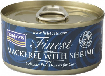 Fish4Cats 貓濕糧 - Finest - 鯖魚塊鮮蝦 70g