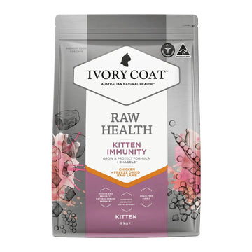 Ivory Coat 免疫力增強雞肉【幼貓】配方(無穀物乾糧+生羊肉凍乾) 2kg