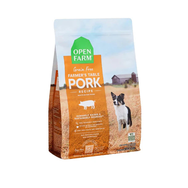 Open Farm 豚肉蔬菜配方 無穀物狗糧 4lb/11lb/22lb