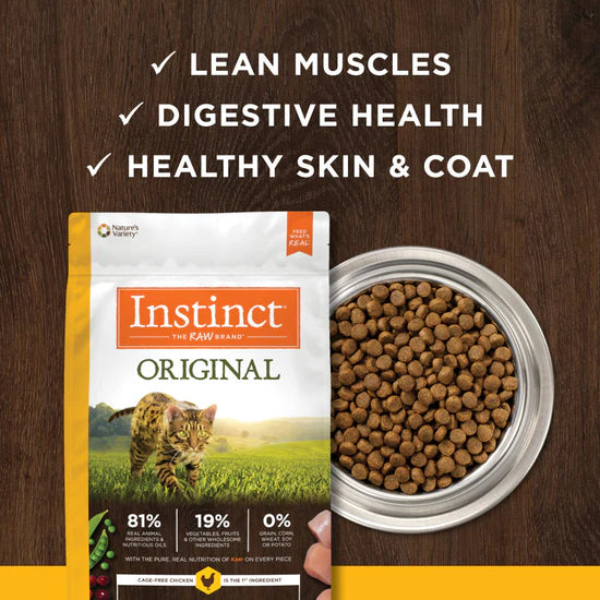 Instinct - ALS Original 經典無穀系列 - 雞肉配方 貓乾糧 5lbs / 11lbs