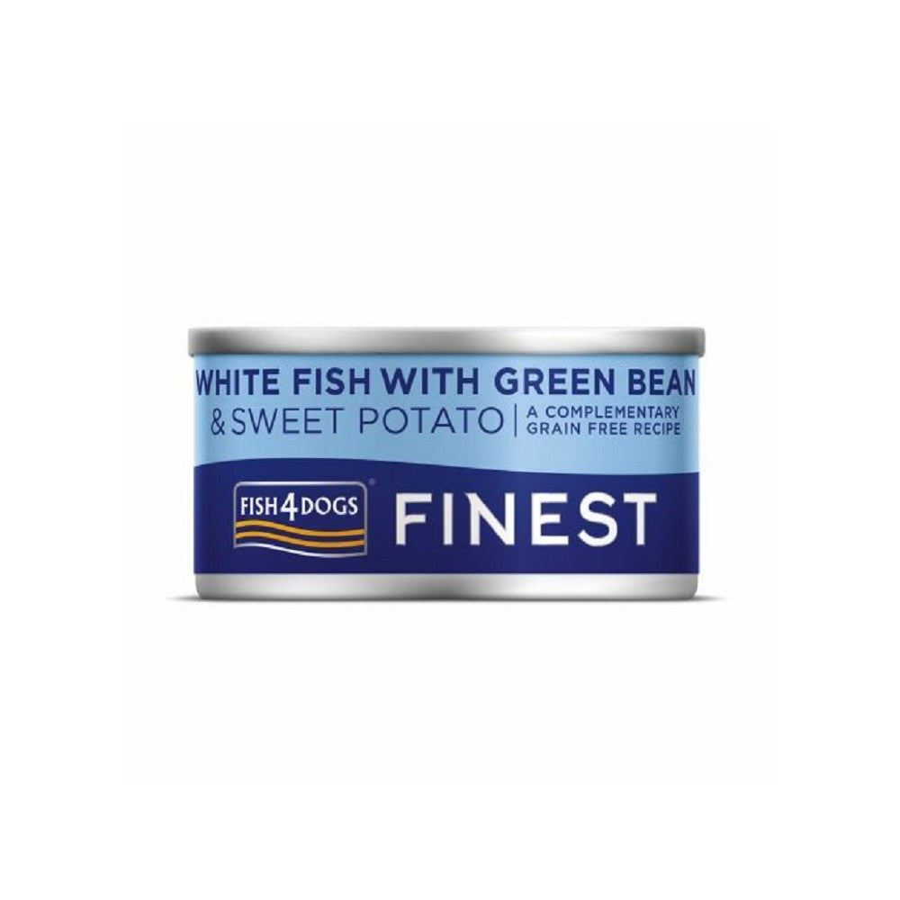 Fish4Dogs White Fish, Sweet Potato, and Mung Bean Dog Food (Canned)