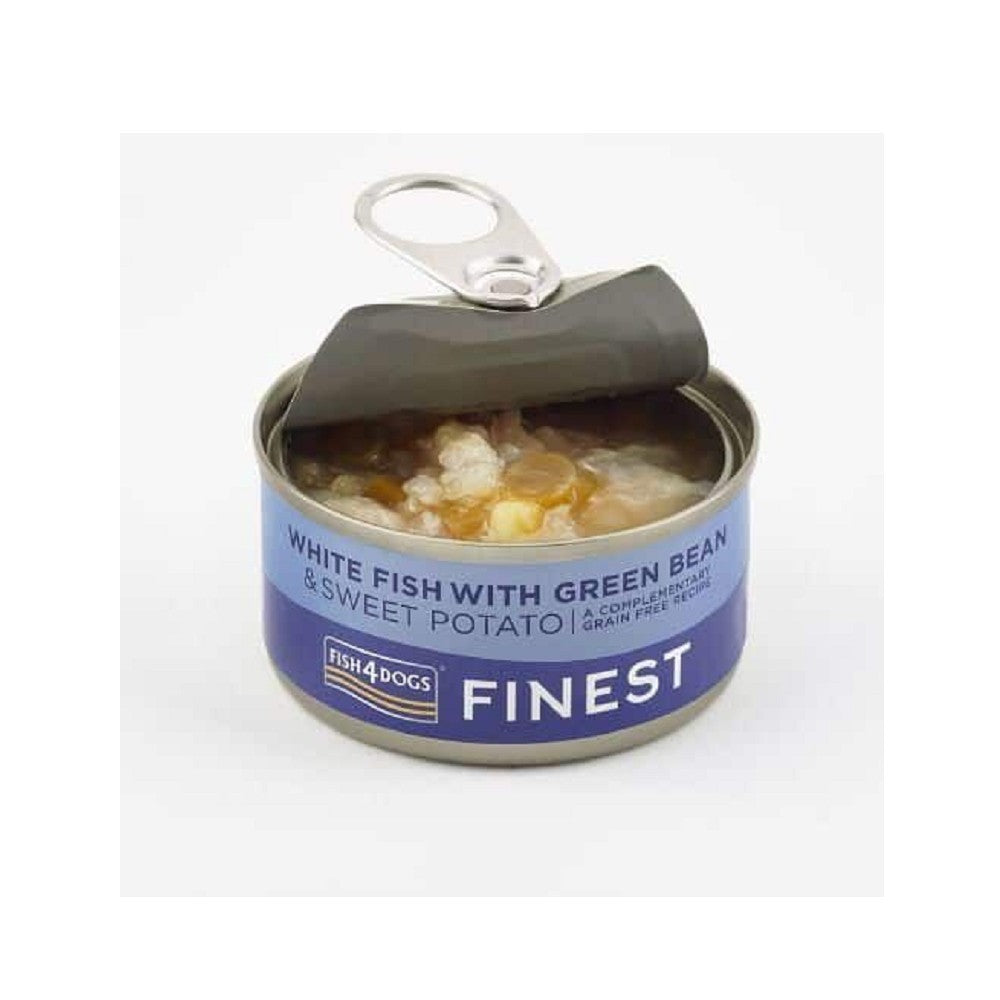 FISH4DOGS - 深海魚,青豆,甜薯 狗罐頭 85g