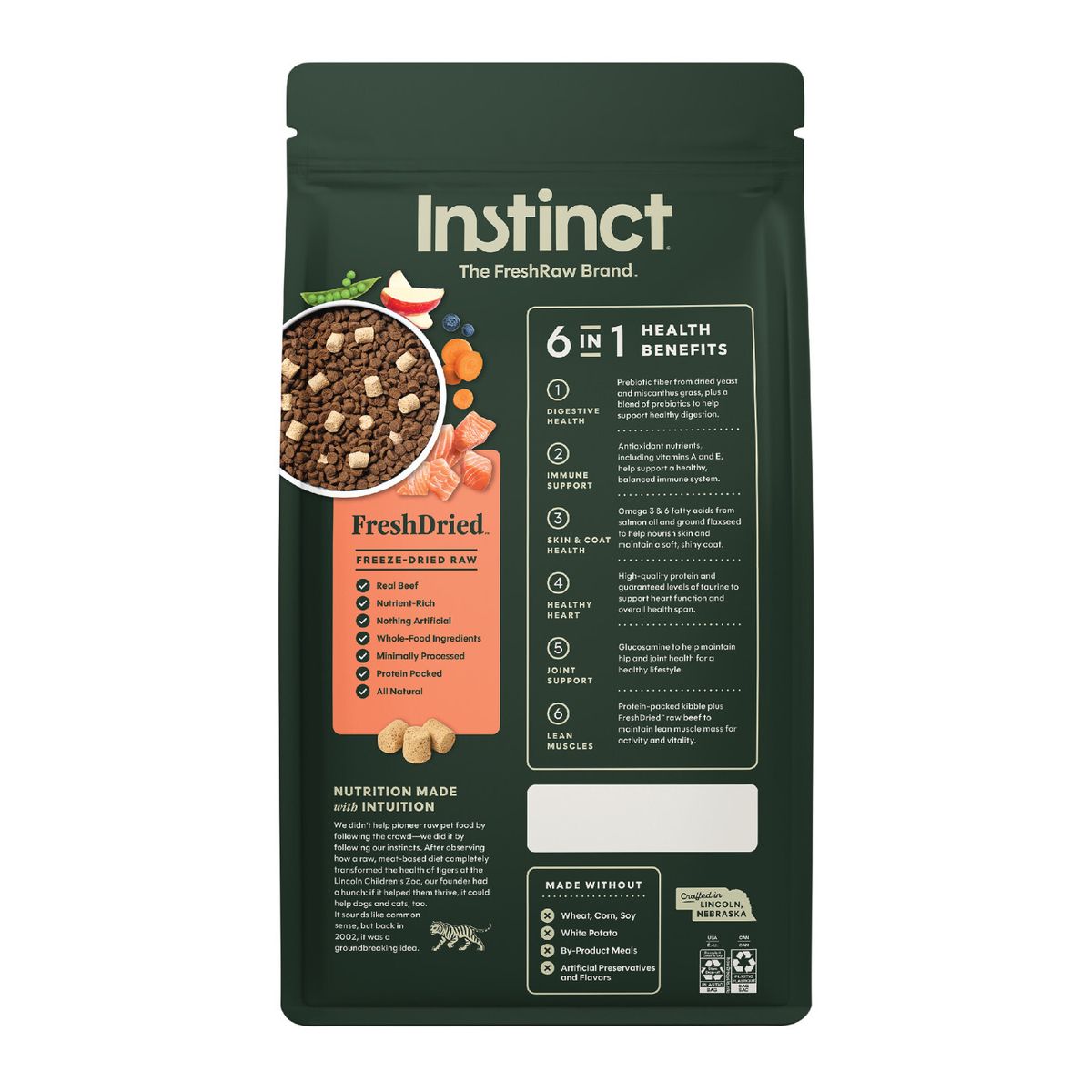 Instinct - 本能 生肉無穀物 三文魚配方狗糧 3.5lbs / 19lbs